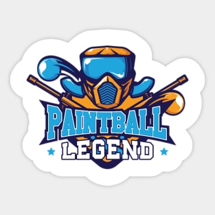 paintball legend Sticker